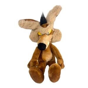 Vintage 1993 Wile E Coyote Plush 18" Wiley 24K Company Warner Bros Looney Tunes